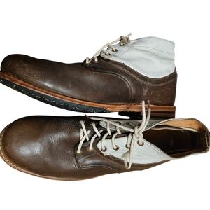 Timberland Boot Company Blake Winger Mens 10 Leather Canvas Lace Up Boots